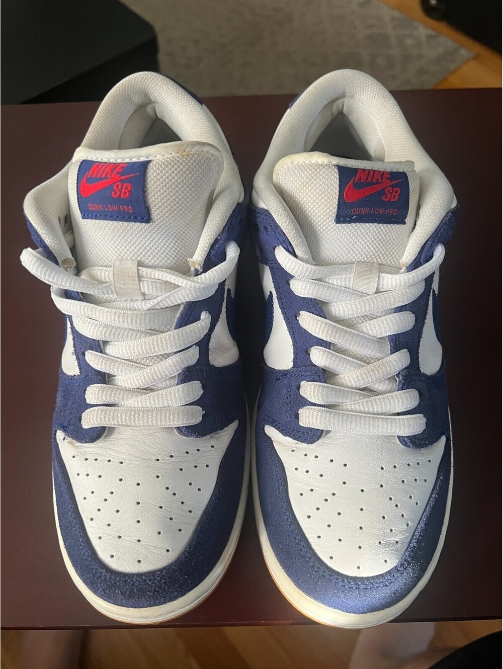 Nike SB Dunk Low "Los Angeles Dodgers" (Used 1x) DO9395-400 Size 8 Fast Shipping - Picture 2 of 9